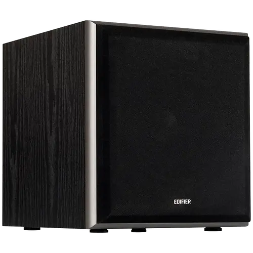 Edifier T5 Powered Subwoofer, 8" front-firing long-throw woofer, 70W RMS, low frequencies down to 38Hz, MDF cabinet with wood grain vinyl