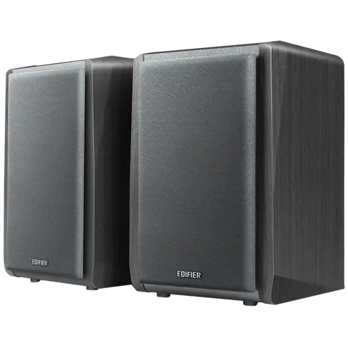 Edifier R1010BT Boxe de raft, Bluetooth V5.1, intrări duble RCA, drivere mid-bass de 4 inch, tweetere de 0.5 inch, 24 W RMS, negru - 2