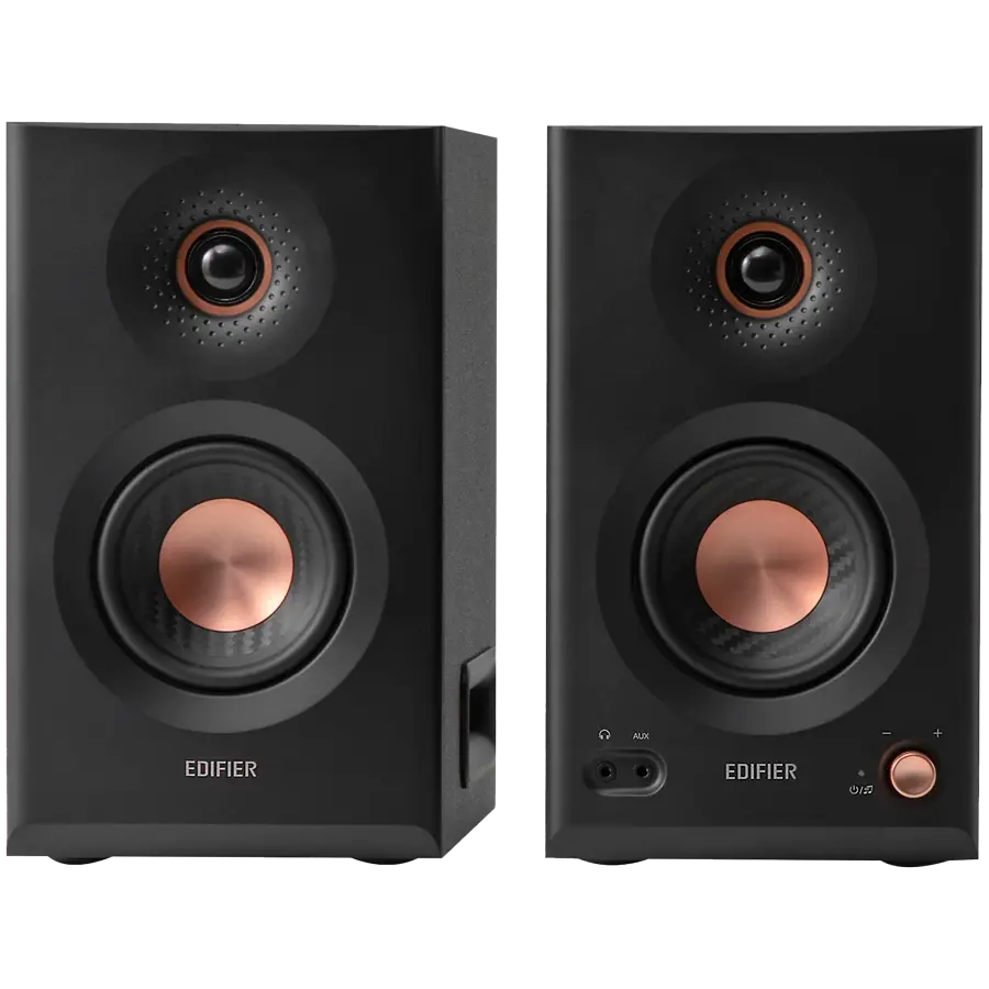 Edifier MR5 Ενεργά studio monitors (Tri-amped), BT V6.0, Balanced XLR, Balanced TRS, RCA και AUX, με έξοδο ακουστικών, woofer 5 ιντσών, mid-range 3.75