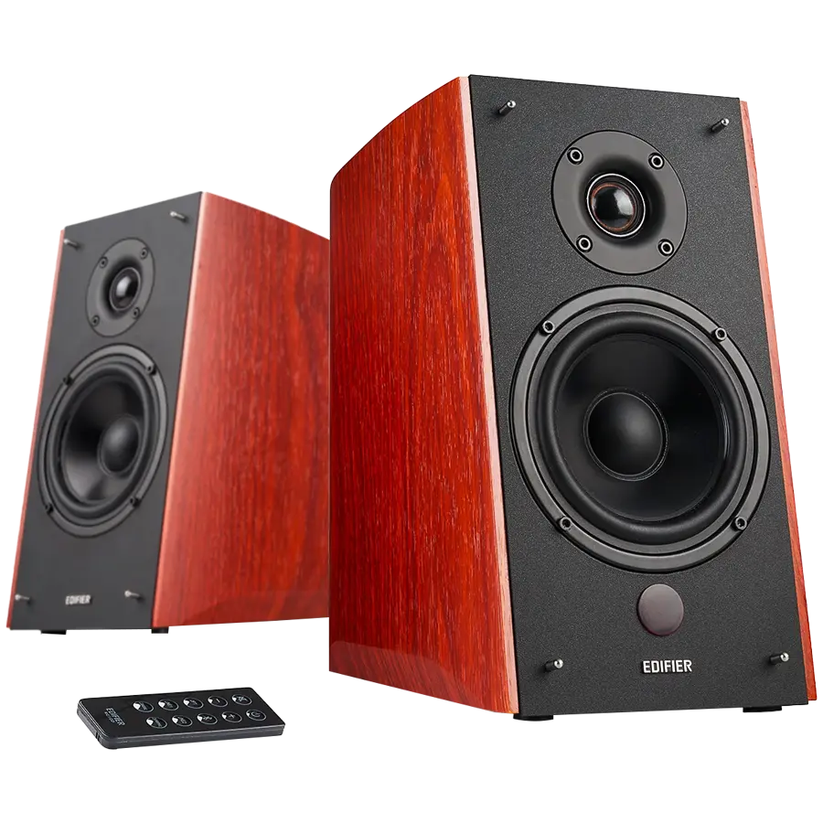 Edifier R2000DB 2.0 Boxe de raft, Bluetooth, 3.5mm la RCA, Optical, tweetere de 1 inch, drivere de 5 inch, 120W (RMS), butoane de control
