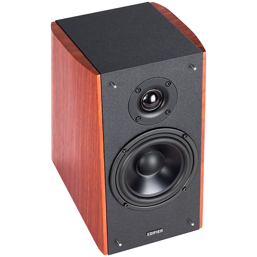 Edifier R2000DB 2.0 Bookshelf Speakers, Bluetooth, 3.5mm to RCA, Optical, 1-inch Tweeters, 5-inch Drivers, 120W (RMS), Control Knobs and Remote Control, Brown - image 4