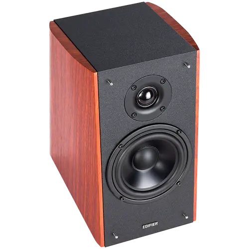 Edifier R2000DB 2.0 Bookshelf Speakers, Bluetooth, 3.5mm to RCA, Optical, 1-inch Tweeters, 5-inch Drivers, 120W (RMS), Control Knobs and Remote Control, Brown - image 4