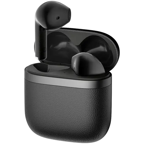 Edifier W200Ts TWS Căști earbuds, BT V5.3, comenzi touch, autonomie de până la 22 de ore, USB-C, IP54, negru - 1