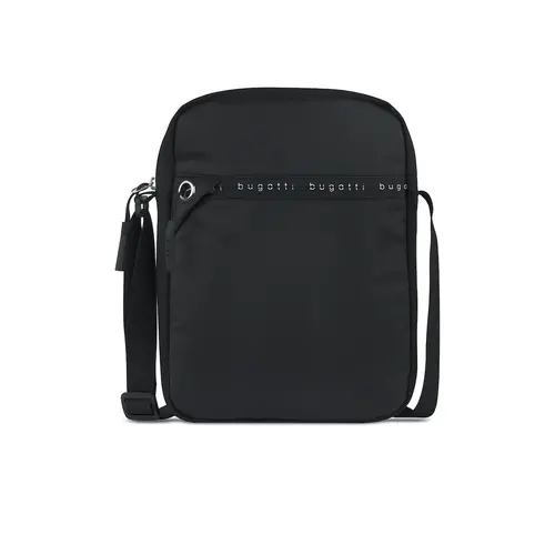 Чанта за рамо Bugatti Blanc DeLight M, черна