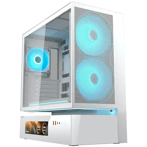 COUGAR CFV235 Mesh Vision PC Case, Mid Tower, White