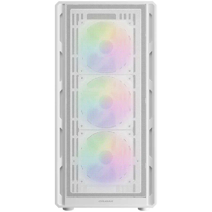 COUGAR AIRFACE PURE RGB PC Case, Mid Tower, White - image 1
