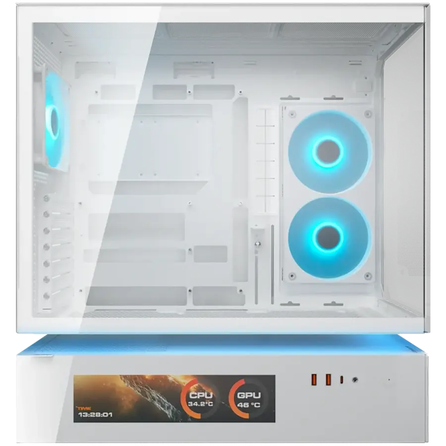 COUGAR CFV235 Vision PC Case, Mid Tower, White - image 2