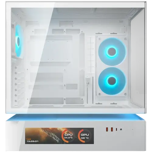 COUGAR CFV235 Vision PC Case, Mid Tower, White - image 2