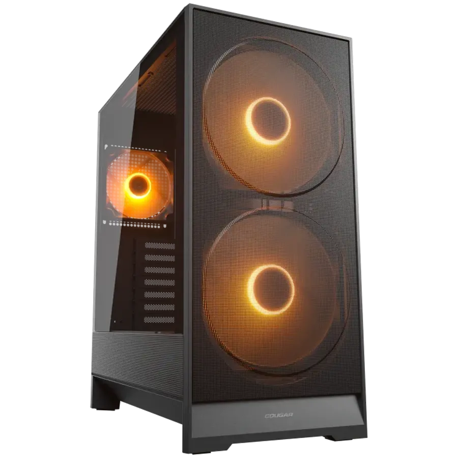 COUGAR AIRFACE 180 Κουτί PC, Mid Tower, μαύρο