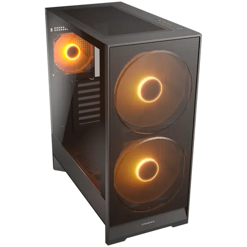 COUGAR AIRFACE 180 PC Case, Mid Tower, Black - image 1