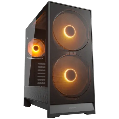 COUGAR AIRFACE 180 Κουτί PC, Mid Tower, μαύρο - 1