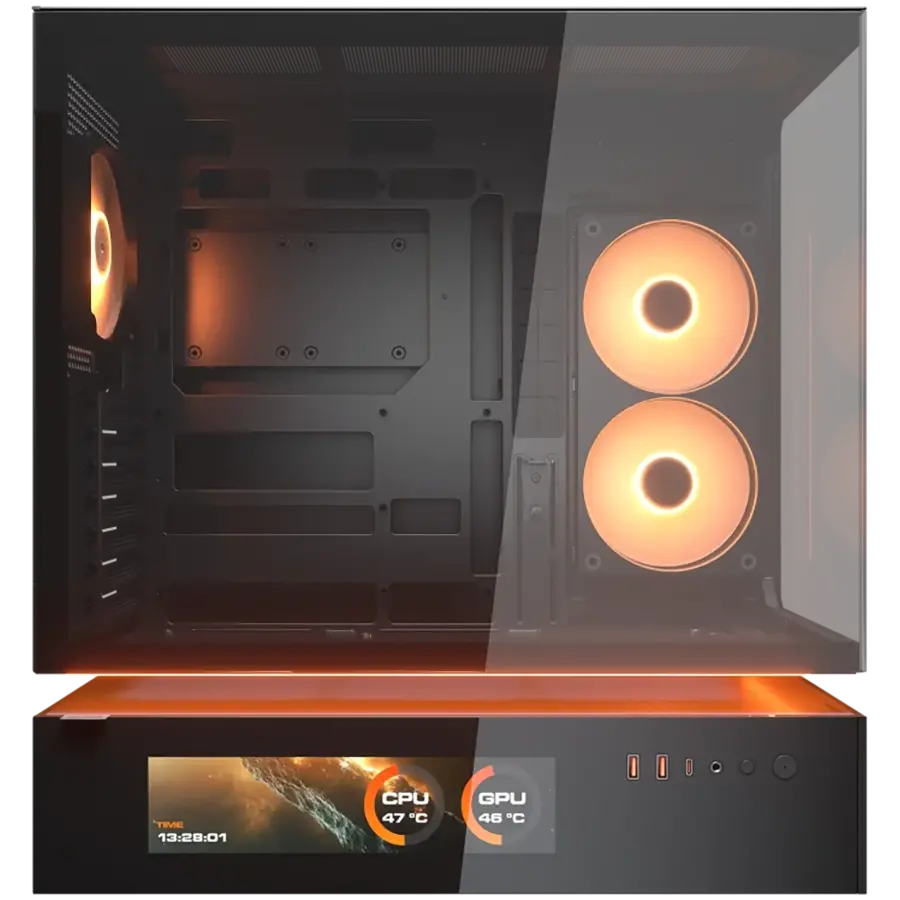 COUGAR CFV235 Vision PC Case, Mid Tower, Black - image 2