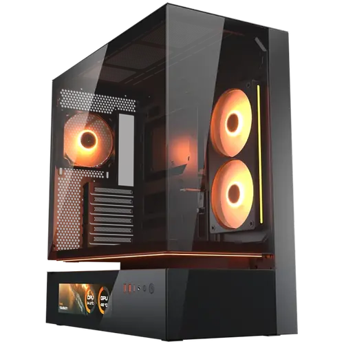 COUGAR CFV235 Vision PC Case, Mid Tower, Black