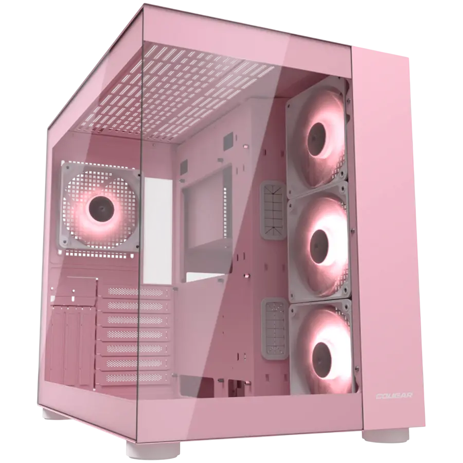 COUGAR FV150 RGB Κουτί PC, Mid tower, ροζ