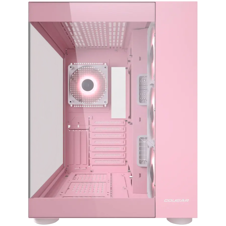 COUGAR FV150 RGB PC Case, Mid tower, Pink - image 1