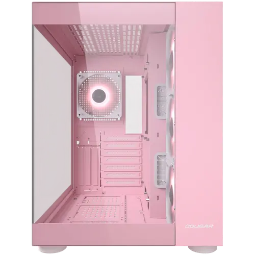 COUGAR FV150 RGB PC Case, Mid tower, Pink - image 1