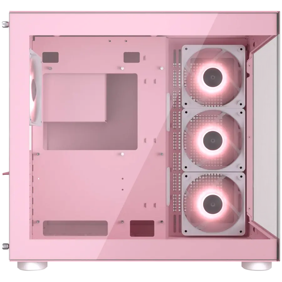 COUGAR FV150 RGB Carcasă PC, Mid tower, roz - image 2