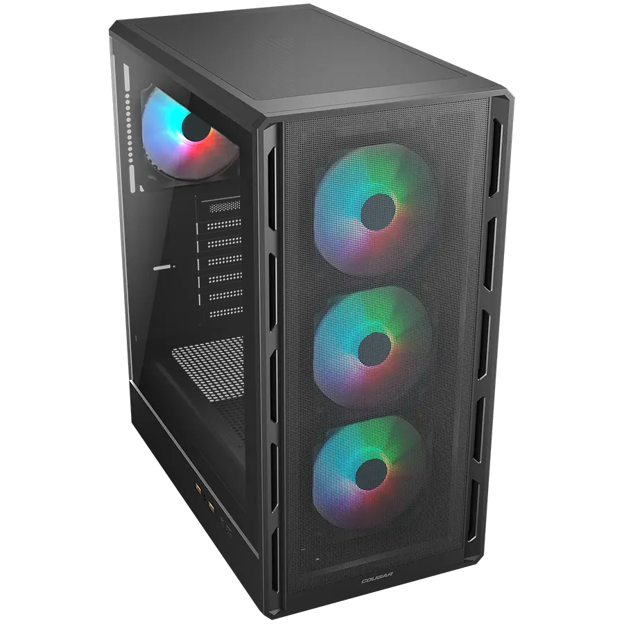 Κουτί υπολογιστή COUGAR AIRFACE PURE RGB, Mid Tower, μαύρο - image 2