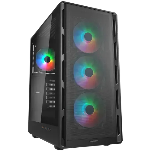 Κουτί υπολογιστή COUGAR AIRFACE PURE RGB, Mid Tower, μαύρο - 1