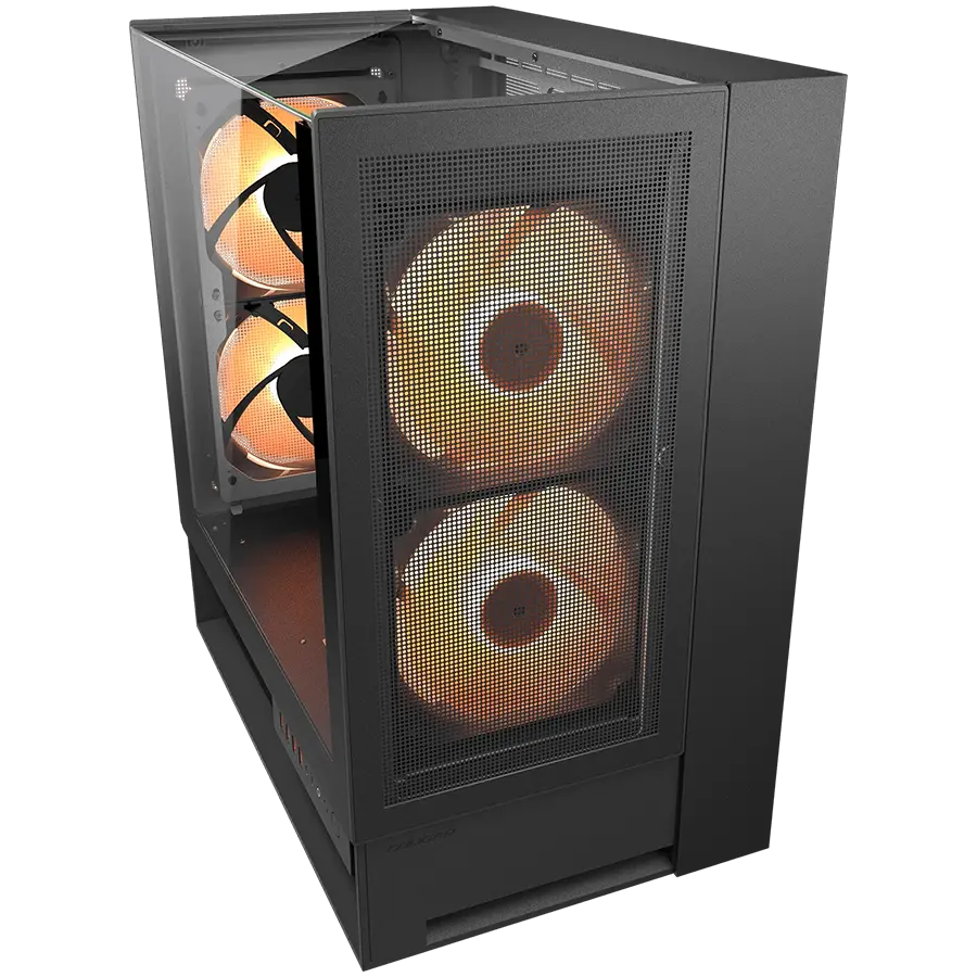 COUGAR OmnyX PC Case, Mid Tower, Black - image 3