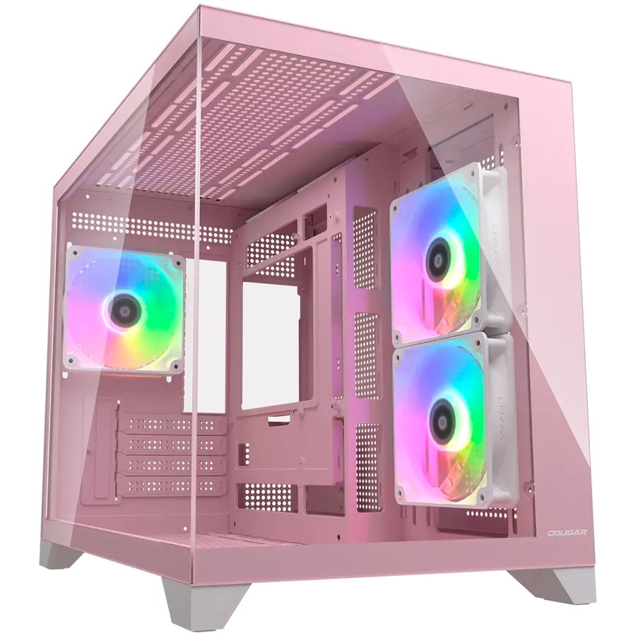 COUGAR FV150 Mini RGB Carcasă PC, Mid tower, roz