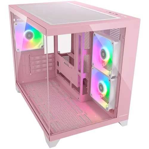 COUGAR FV150 Mini RGB PC Case, Mid tower, Pink - image 1