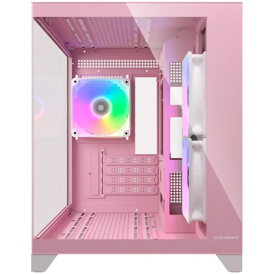 COUGAR FV150 Mini RGB PC Case, Mid tower, Pink - image 2