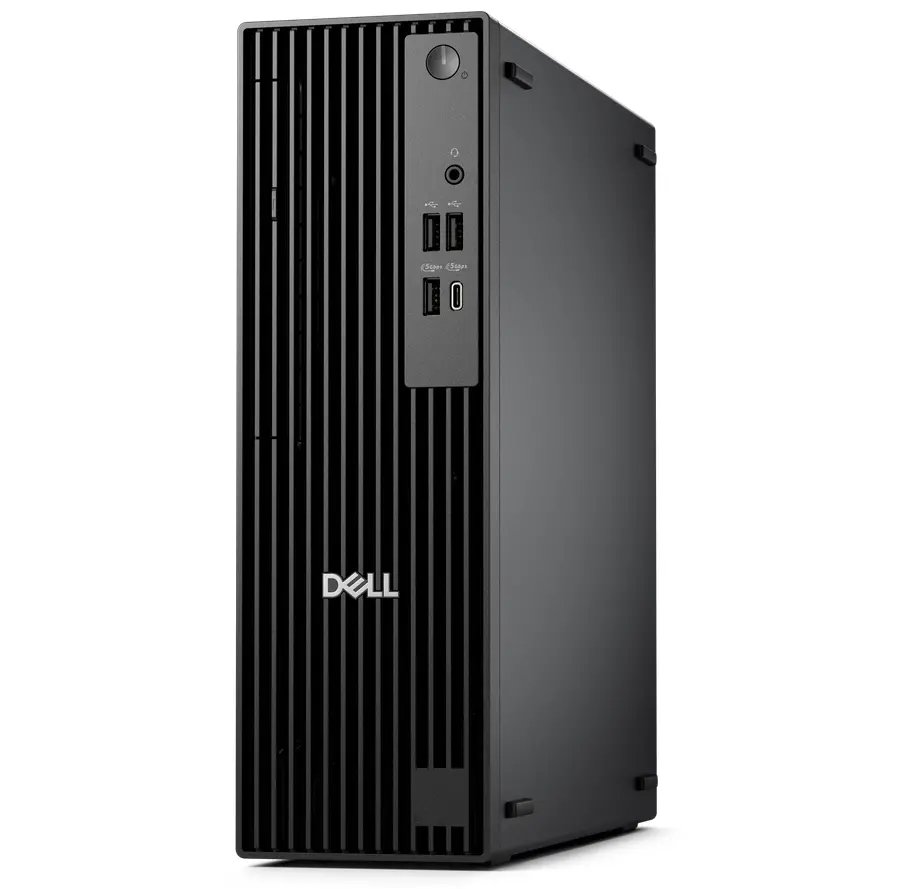 Настолен компютър, Dell Pro Slim QCS1255, AMD Ryzen 5 8600G (16 TOPS NPU, 6 cores, up to 5.0GHz), 16 GB: 1 x 16 GB, DDR5, up to 4800 MT/s, 512GB SSD, Integrated Graphics, Wi-Fi 6, Keyboard&Mouse, 180W, Win 11 Pro, 3Y PS - image 1