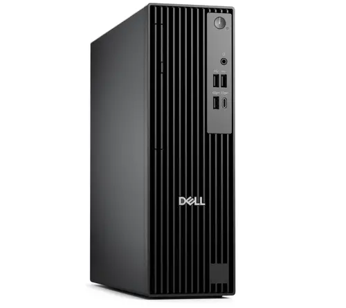 Настолен компютър, Dell Pro Slim QCS1255, AMD Ryzen 5 8600G (16 TOPS NPU, 6 cores, up to 5.0GHz), 16 GB: 1 x 16 GB, DDR5, up to 4800 MT/s, 512GB SSD, Integrated Graphics, Wi-Fi 6, Bulgarian Keyboard&Mouse, 180W, Win 11 Pro, 3Y PS