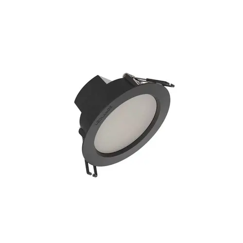 LED ЛУНА DL IP44 DN 90 4W 830 440LM BLACK LEDVANCE - ЧЕРЕН МАТ