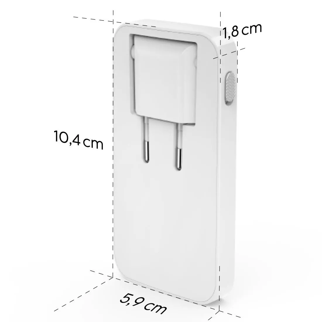 HAMA Бързо мини зарядно, 65W, 2x USB-C, 1x USB-A, PD, плоско, бяло - image 18