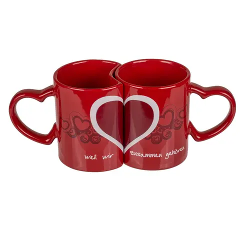 Set cești ceramice Heart&Valentine - 1
