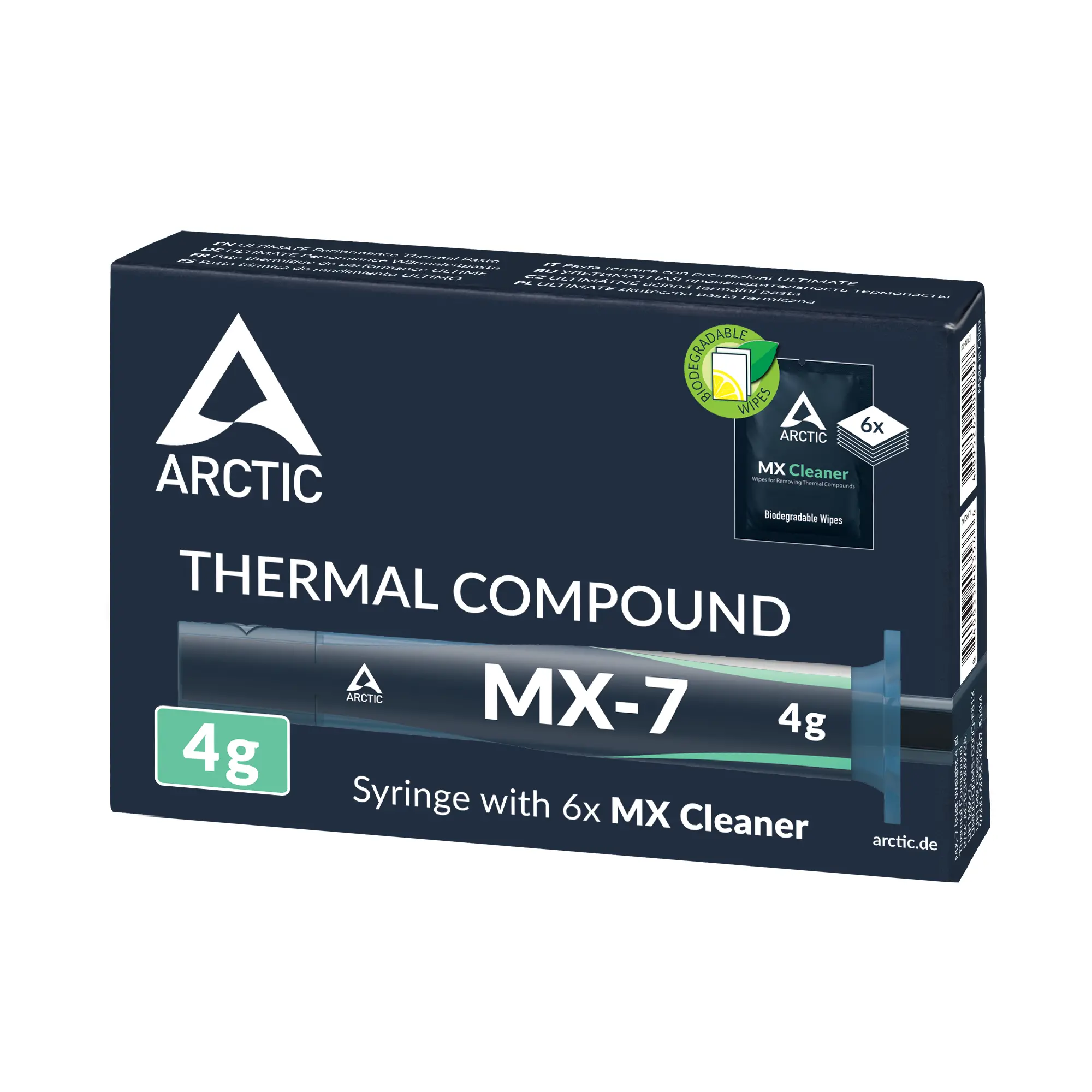 Arctic термо паста MX-7 Thermal Compound 4gr with 6pcs MX Cleaner - image 1