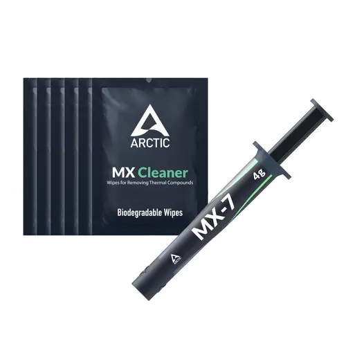 Arctic Θερμοαγώγιμη πάστα MX-7 4gr με 6 τεμ. MX Cleaner - 1