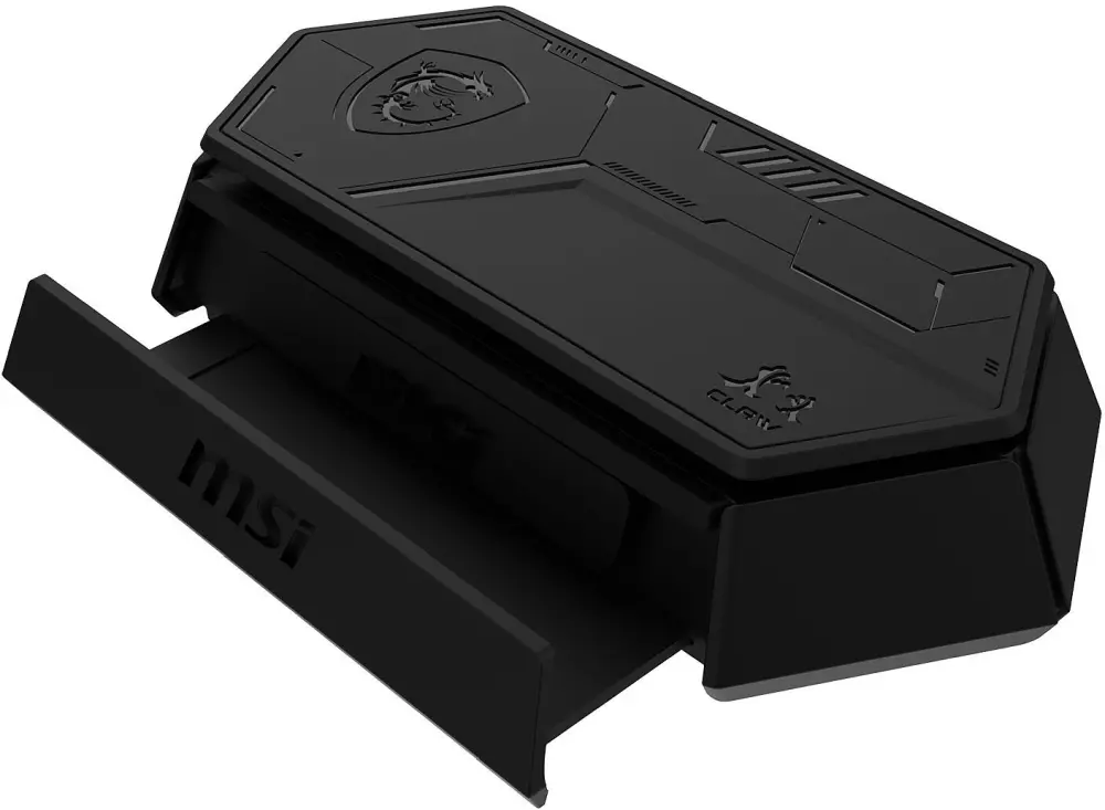 Докинг станция, MSI Nest Docking Station with USB-C Cable, compatible with All MSI Claw gaming handhelds, USB-C w/PD 100W, HDMI 2.0 (4K/60Hz), USB-C 3.2 (5Gb/s), 2 x USB-A 3.2 (5Gb/s), RJ45 (10/100/1000 Mbps), 16.5 x 8 x 3.65cm, 0.206kg - image 1