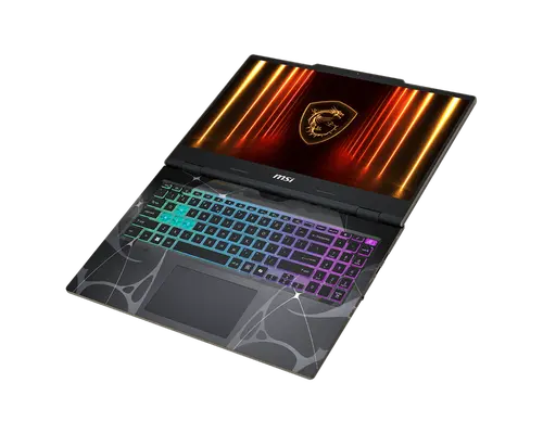 Лаптоп, MSI Cyborg 15 B2RWEKG, Intel Core 5 210H (8C/12T, up to 4.8GHz, 12MB), GeForce RTX 5050 8GB GDDR7 440 AI TOPS, 15.6" FHD (1920x1080), 144Hz, IPS-Level, 16GB DDR5 2x8 5600MHz, 512GB PCIe Gen4x4 SSD, Intel WiFi 6E, BT 5.3, 4 Zone RGB Kbd, NO OS, 2.1kg - image 3