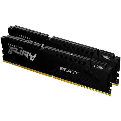Kingston 64GB 5600MT/s DDR5 CL36 DIMM (Kit of 2) FURY Beast Black