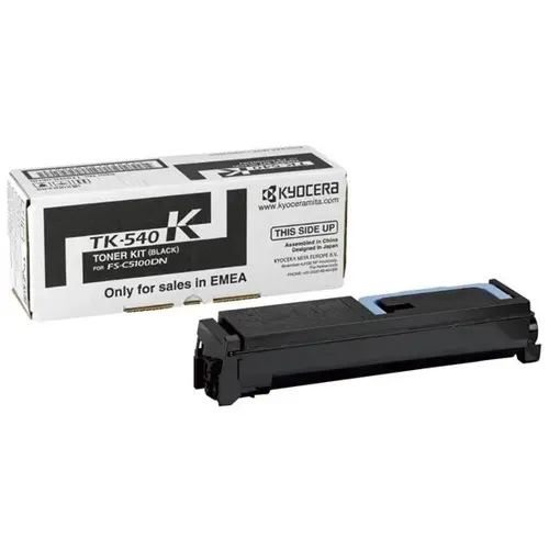 CARTUȘ PENTRU KYOCERA MITA FS C5100DN - Negru - TK540K (TK-540K) - PN 1T02HL0EU0 - 1