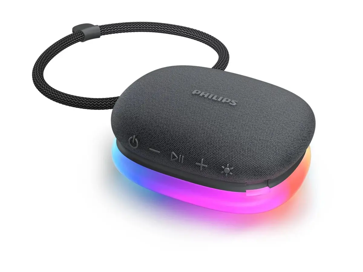 PHILIPS Bluetooth безжична портативна колонка със светлини 5 W RMS 7 часа време за възпроизвеждане - image 1