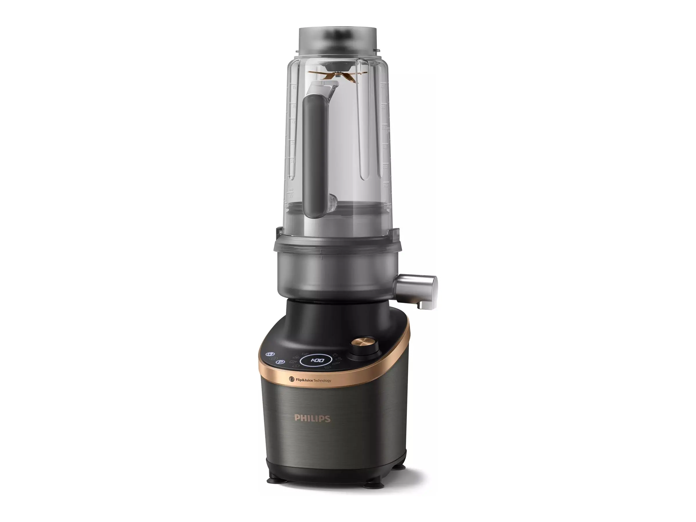 PHILIPS Blender de Mare Viteză Flip&Juice 1500W ProBlend Ultra capacitate eficientă 1.8L Aplicație HomeID