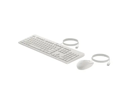 HP 225 Wired Mouse and Keyboard Combo G2 Cashmere White ENG - image 3