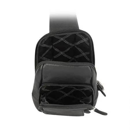 Мъжка черна чанта Silver Flame - image 3