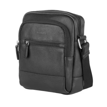 Мъжка черна чанта Silver Flame - image 1