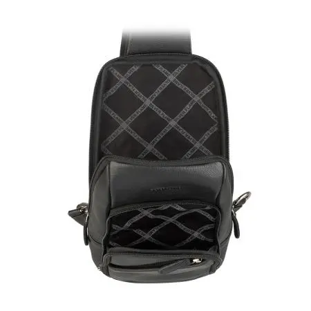 Мъжка черна чанта Silver Flame - image 4