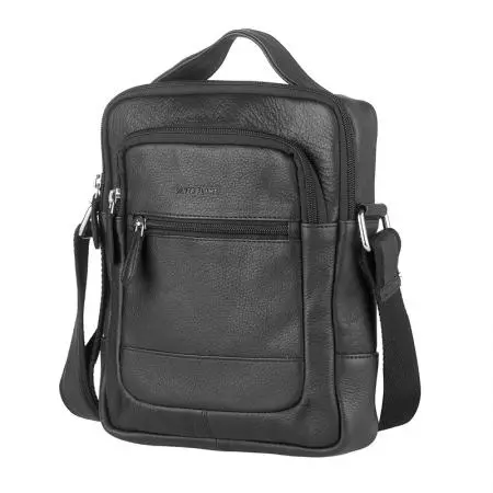 Мъжка черна чанта Silver Flame - image 1