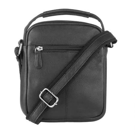 Мъжка черна чанта Silver Flame - image 3