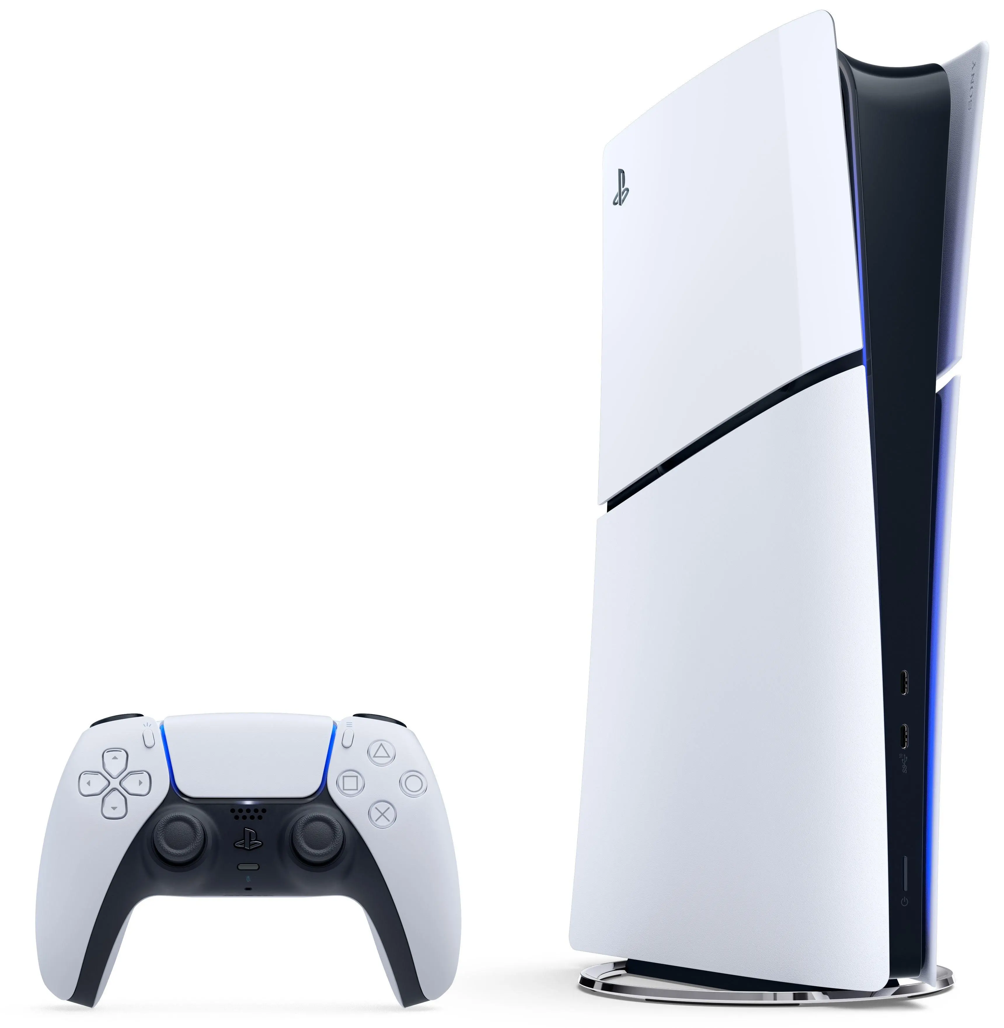 Конзола PlayStation 5 (Slim) - Digital Edition + Fortnite Flowering Chaos - image 2