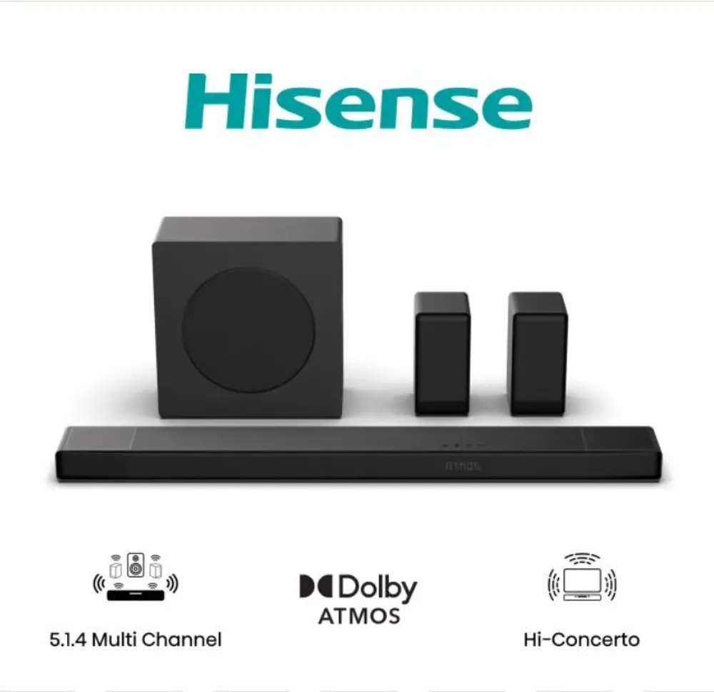 Sistem audio, Hisense HP500 Party Thunder, 620W, BT, 18h redare, Negru