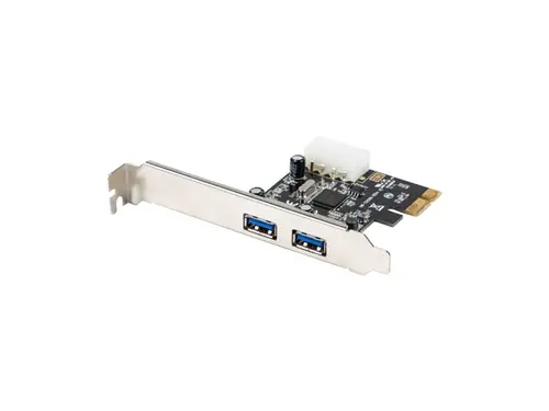 Мрежова карта, Lanberg extension card PCI-express -> 2 x USB 3.1 gen 1 + low profile bracket - image 2