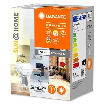 Bec LED SUN@HOME SPOT PAR16 40 GU10 TW LEDVANCE - image 3